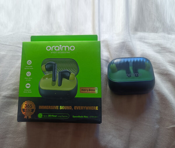 Oraimo FreePods Neo Mysterious Blue TWS Bluetooth Earbuds #HAVY-3ASS - Image 3